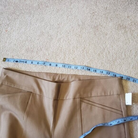 NWT Chico's Juliet So Slimming Pull On Tan Stretch Ankle Straight Leg Pants XL - Picture 5 of 8